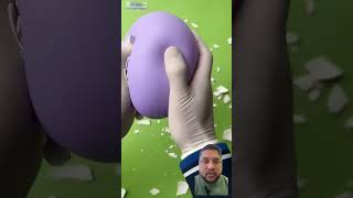 Balloon squeezed with hand satisfyingsqueezing satisfying oddlysatisfying squeeze balloon [upl. by Tompkins583]