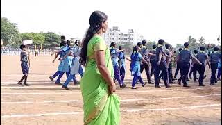 March past Alwin Memorial Public school sports day 2023 [upl. by Ellswerth930]