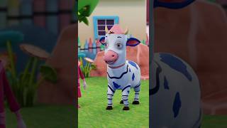 Gaiya Meri Gaiya My Pet Cow गैया मेरी गईया shorts hindicartoon kindergarten poem farmlife [upl. by Adnac]