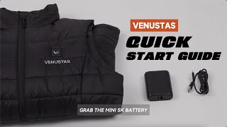 【Venustas】Unlock Warmth in 30s Your Mini 5K Heated Apparel Guide [upl. by Aihsotan513]