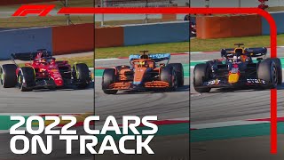 FIRST LOOK Our AllNew 2022 Cars On Track  F1 PreSeason 2022 [upl. by Rickart]