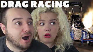 American Couple Reacts to the Fastest Accelerating Vehicles on the Planet  NHRA Drag Racing [upl. by Flita]