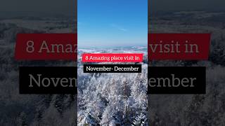 Must Visit Place in November to December  India Tourist Places for Winter mussoorie ladakh [upl. by Varien]