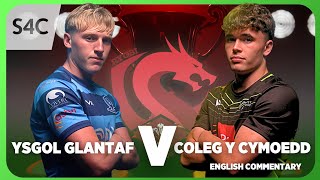 LIVE RUGBY Ysgol Glantaf v Coleg Y Cymoedd  Schools and Colleges League  S4C [upl. by Durtschi]