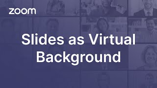 Using Slides as a Virtual Background [upl. by Zetrauq]