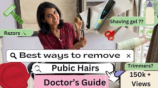 How to remove Pubic hairs in safe amp Convenient ways 🪒⁉️Doctor’s Guide 🩺Shaving gelBikini wax 🤥 [upl. by Eednarb740]