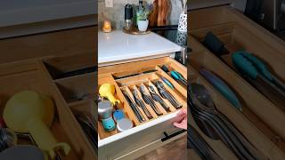 Organizing the silverware drawer asmr organized kitchenorganization amazonfinds [upl. by Andaira370]