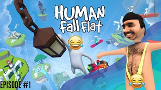 Weirdest Game Ever Human Fall Flat Episode 1 [upl. by Artinak]