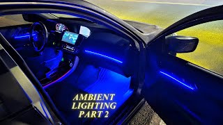 Best Interior Ambient Lighting For Honda Accord Part 2 [upl. by Allina396]