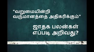 இதை செய்யதால் வறுமையே மிஞ்சும்  Wealth amp Poverty predictions by Birth chart Tamil astrology Secrets [upl. by Schonthal]