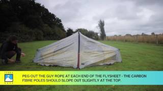 Laser Ultra 1 Tent Pitching Video  Terra Nova Equipment [upl. by Lisabeth298]