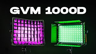 GVM 1000D LED RGB LED VIDEO LIGHTS REVIEW THE BEST SMALL PANEL RGBCCTHSI [upl. by Airotkiv]