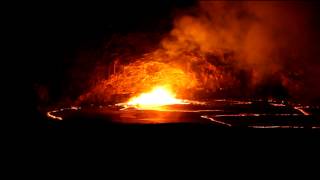 Kilauea Lava Eruption II  April 27 2015 [upl. by Frasquito]