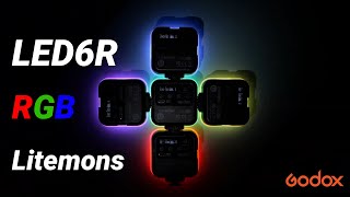 GODOX LED6R Litemons RGB Unleash your creativity [upl. by Sashenka]