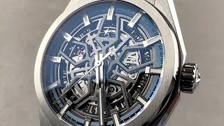 Zenith Defy Classic Skeleton 95900067078M9000 Zenith Watch Review [upl. by Leese]