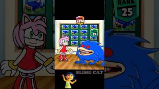 How Sonic evolves into a monster sonic amy cartoon trending credit Slime cat [upl. by Anirhtak201]