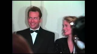 Bruce Willis amp Cybill Shepherd Moonlighting  27th Annual Intl Broadcasting Awards 3171987 [upl. by Yellhsa579]