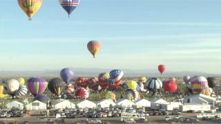 Albuquerque International Balloon Fiesta® time lapse 2012 [upl. by Vitia]