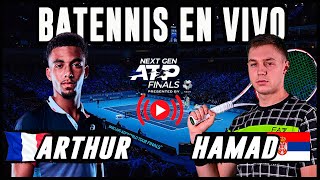 Arthur Fils vs Hamad Medjedovic  ATP Next Gen Finals  Final Reaccionando en vivo [upl. by Anaela994]