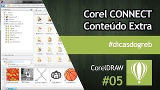 CorelDRAW  Corel CONNECT Conteúdo Extra dicasdogreb [upl. by Iliam667]