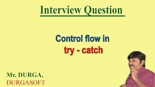 Control flow in try  catch  Java Exception Handling [upl. by Trub]