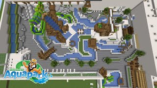 Bellewaerde in minecraft Aquapark [upl. by Oremar265]