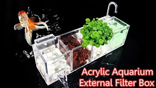 Acrylic Aquarium External Filter Box Customer Review Video  from senzealcom [upl. by Blaise]