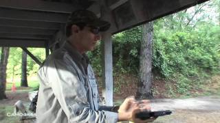 Shooting a Glock 19 9mm 31 round magazine [upl. by Jarlathus62]