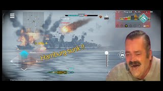 war thunder biggest USSR ship ww2 era  sovetskij soyuz gameplay acretiamobilegamebagidu [upl. by Nwahsem220]