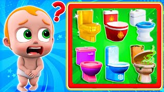 Potty Training Song  Where Is My Potty  Funny Kids Songs amp More Nursery Rhymes  Little PIB [upl. by Ynitsed70]