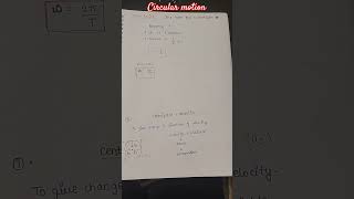 Circular motion class 11 jee notes physics chapter 7 [upl. by Mellisent183]