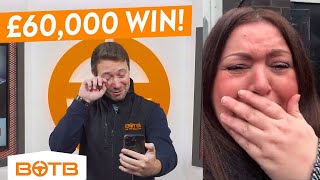 Sutch Good News FirstTime Player Wins £60000  BOTB Winner [upl. by Una]