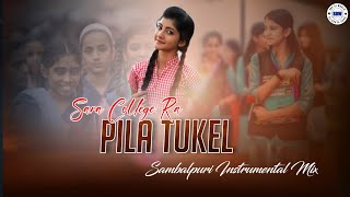 Sara College Ra Pila Tukel  Sambalpuri Instrumental Mix  Sbp Dj World [upl. by Aehtorod987]