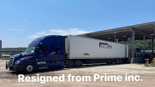 Prime inc Turning My Truck In At Springfield Mo Terminal [upl. by Spielman921]