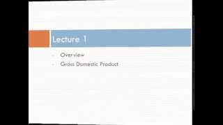 Intermediate Macroeconomics Chapter 3 Lecture 1 [upl. by Ttik]