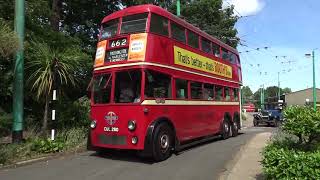 London trolleybuses and tram quotLondon Weekendquot at East Anglia Transport Museum July 910 2022 [upl. by Dorie]