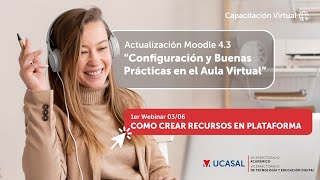 Jornada 1  Actualización Moodle 43 quotConfiguración y Buenas Prácticas en el Aula Virtual” [upl. by Atnima]