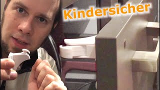 Kindersicherung Magnetschloss montieren für Schranksicherung und Schubladensicherung [upl. by Atinreb]