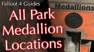 NukaWorld All Park Medallion Locations Precious Medals Quest Walkthrough  Fallout 4 DLC [upl. by Acnaib]