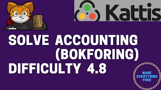 Kattis Solutions Accounting bokforing python [upl. by Karola]