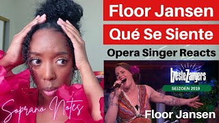 Opera Singer Reacts to Floor Jansen Qué Se Siente  Beste Zangers  Performance Analysis [upl. by Mile]