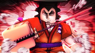 THE LEGENDARY SAMURAI Kozuki Oden The Most POWERFUL Robux Character On Roblox [upl. by Neltiac]