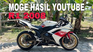 Kalo di kampung bawa moge gini udah cakep dah Yamaha r1 2008 [upl. by Haila196]