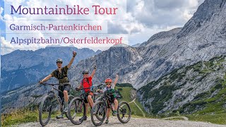 Mountainbike  Garmisch  Osterfelderkopf  Alpspitzbahn  längste Auffahrt am Stück Kurzversion [upl. by Duffie]