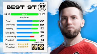 BEST IN THE WORLD INSANE MAX LEVEL STRIKER BUILD  EA FC 24 Pro Clubs [upl. by Lynad557]