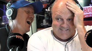 Billy Tells One Of His Riskiest Friday Jokes Ever  Rush Hour with JB amp Billy  Triple M [upl. by Ertemed]