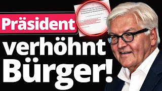 Unfassbarer Steinmeier Eklat in Berlin [upl. by Gareri]