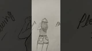 easydrawing girldrawing please support my channel 🙏🙏🙏🙏🙏🙏🙏🙏🙏🙏🙏🙏🙏🙏🙏🙏🙏 [upl. by Aenahs]