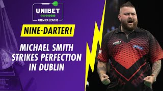 MICHAEL SMITH HITS A NINEDARTER IN DUBLIN  2020 Premier League [upl. by Ethbun799]