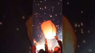 pesta lampion Dieng kultur festival [upl. by Ahsimat]